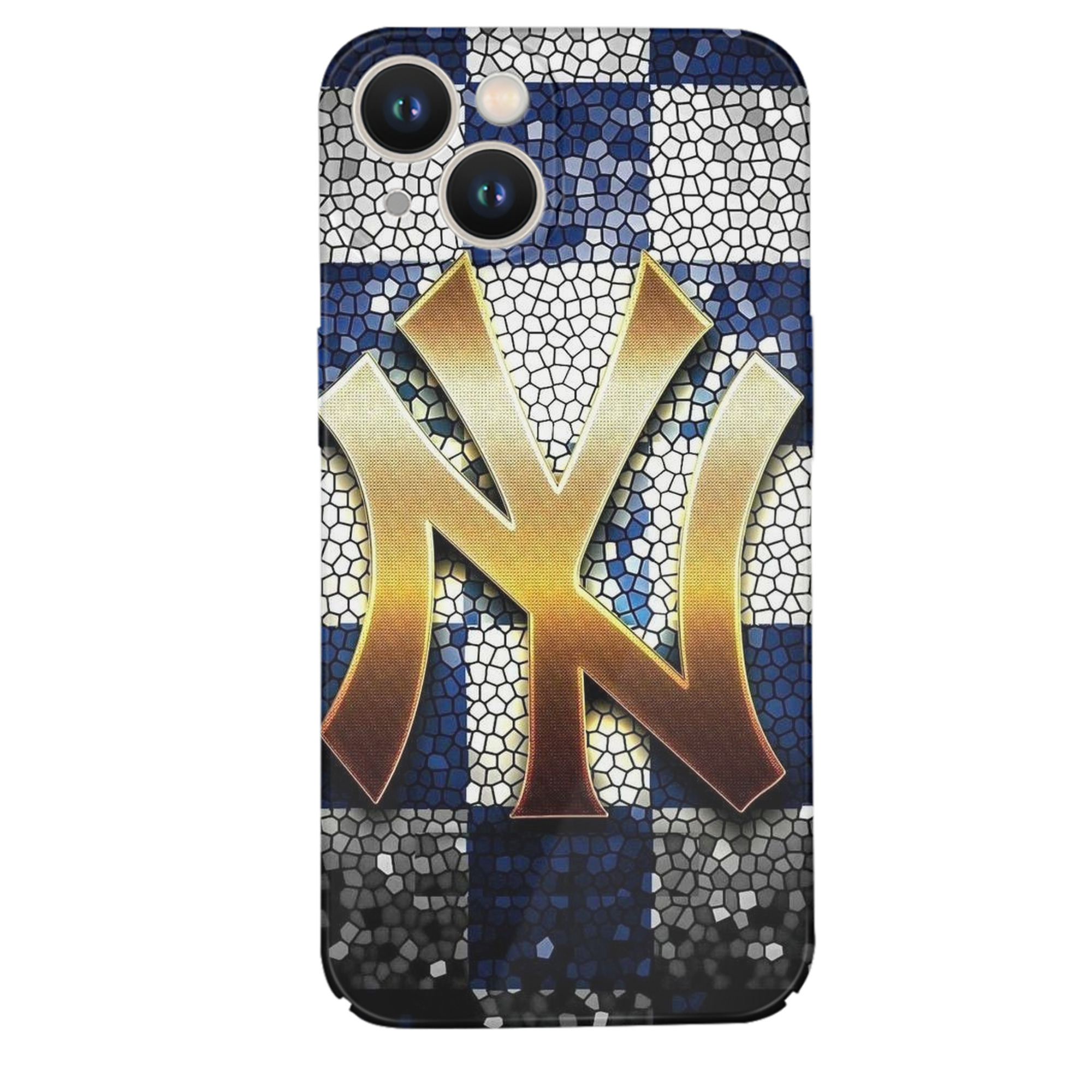 New York Yankees 129 IPhone 14 Series Full-Cover Hard Case – Shockproof With Raised Camera Protection – Precise Cutouts, Wireless Charging Compatible – Durable, Anti-Yellowing, Easy To Clean